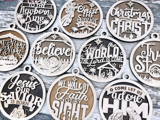 THE FAITH AND HOPE COLLECTION - 2024 Christmas Ornaments