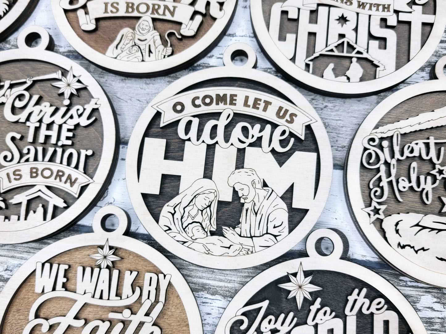 THE FAITH AND HOPE COLLECTION - 2024 Christmas Ornaments