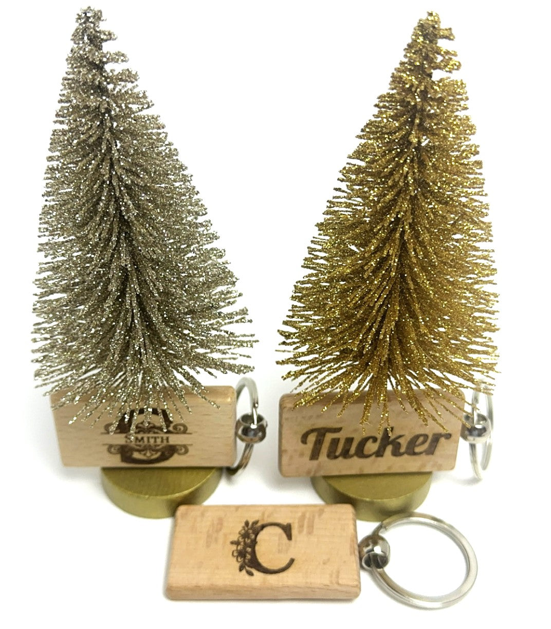 Personalized Laser Engraved Wood Key Chain